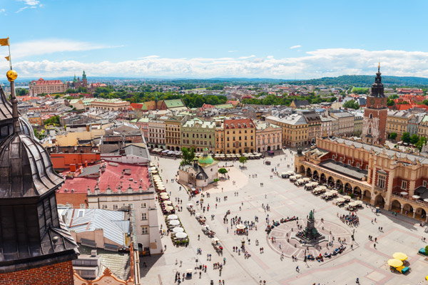 Krakow: Centrally Located Break with Optional Tour